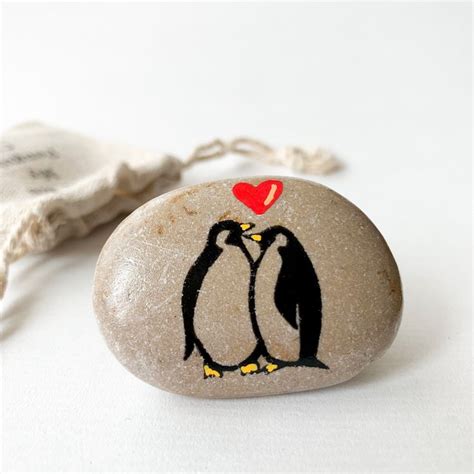 You Are My Penguin Gift Penguin Love Pebble Penguin Art for Boyfriend ...