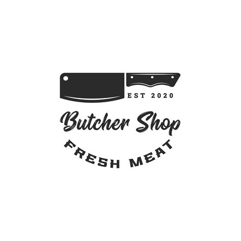 Butcher shop logo design template 5105986 Vector Art at Vecteezy