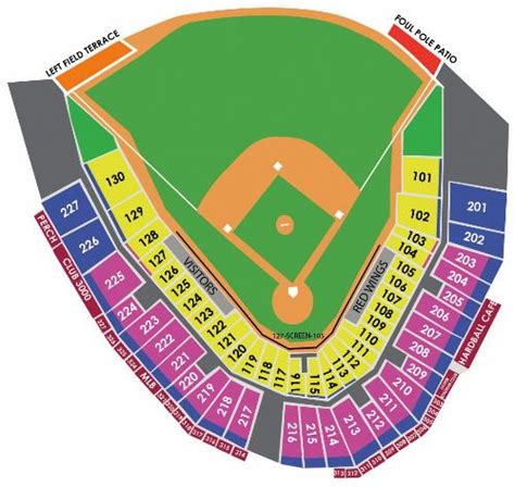 Mud Hens Seating Chart