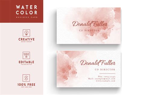 Free Editable Printable Business Card Templates