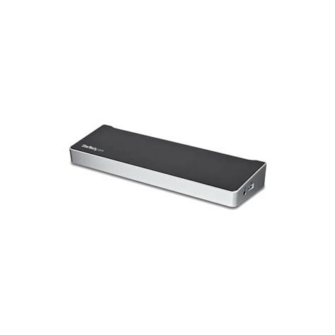 StarTech StarTech DK30CH2DEP USB-C Dock Triple 4K Monitor- 100W- Black and Silver at Lowes.com