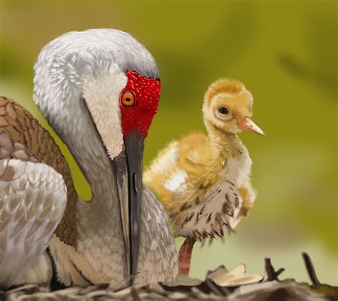 Sandhill Crane Painting Study by Vearce on DeviantArt