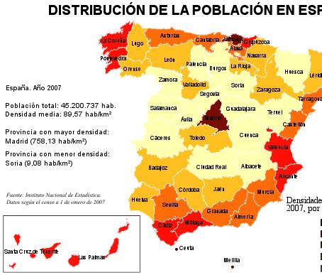 Comunidades autónomas de España por población