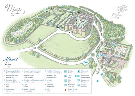 Castle visitor map • David Goodman • illustration | maps | design