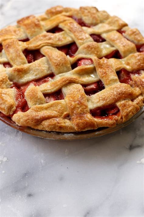 Baked Strawberry Pie With Lattice Crust - Joy the Baker