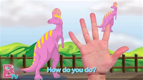 DINOSAUR FINGER FAMILY NURSERY RHYME - One News Page VIDEO