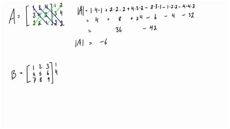 Find the determinant of a 3x3 matrix the fast way - YouTube