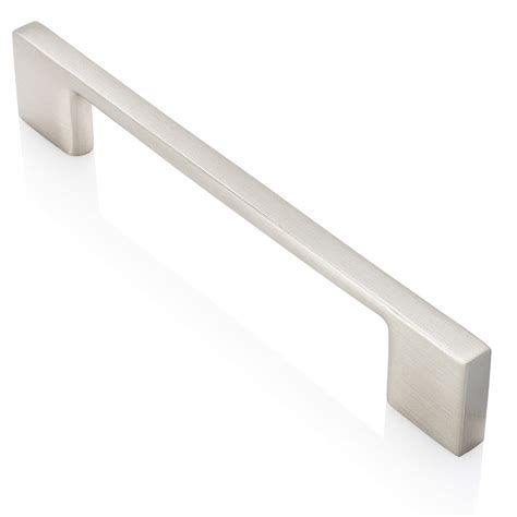 Southern Hills Brushed Nickel Cabinet Handles - 5 Inch Screw Spacing - Satin Nickel Drawer Pulls ...