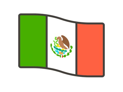 Mexico Flag Emoji PNG Transparent Emoji - Freepngdesign.com