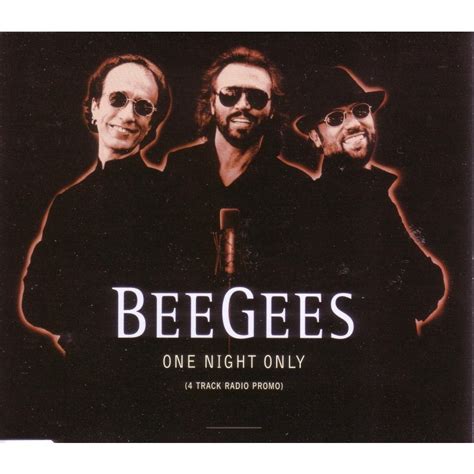 One night only (promo) by Bee Gees, CDS with musicshop - Ref:115433559