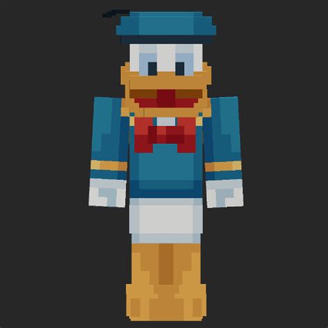 Donald Duck 3D Skin for the Figura Mod Minecraft Mod