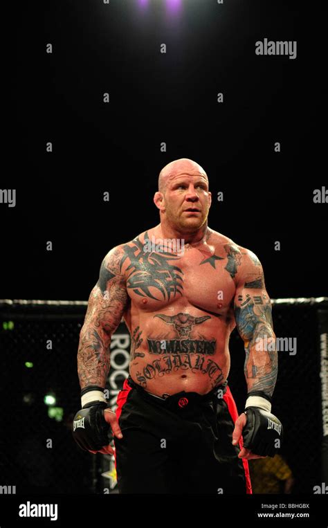 Mixed Martial Arts cage fighter Jeff Monson in the ring Stock Photo ...