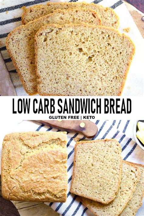 Low Carb Keto Sandwich Bread (2g Net Carbs/Slice!) | Recipe | Low carb sandwiches, Low carb ...