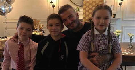 Beckham Family Celebrates David's 43rd Birthday | POPSUGAR Celebrity