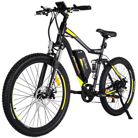 Addmotor HITHOT Electric Mountain Bicycle 500W 48V Dual-Suspension 27.5 Inch H1 Electric Bike ...