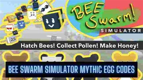 Bee Swarm Simulator Mythic Egg Codes September 2024