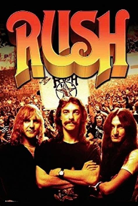 Rush Group Crowd Poster - TshirtNow.net | Rush band, Rush music, Rush concert