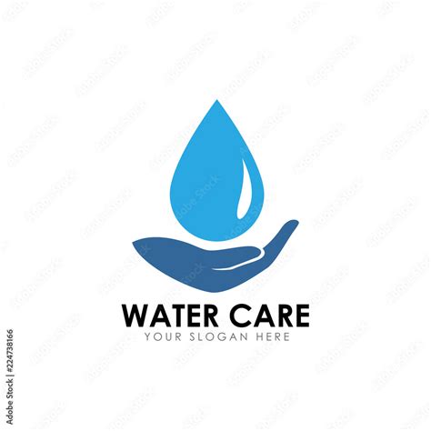 save water logo design template Stock Vector | Adobe Stock