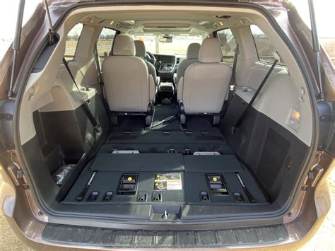 2022 Toyota Sienna Interior Dimensions