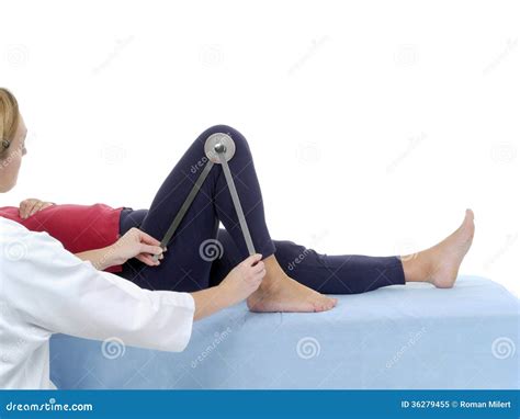 Measurement Of Hip Joint Flexion Stock Photo | CartoonDealer.com #36279432