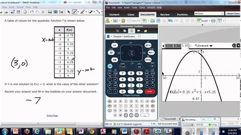 EOC Algebra 1 Calculator Tutorial-Category 5 - YouTube