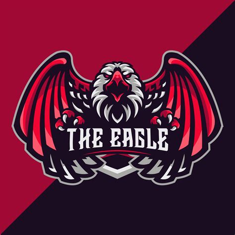 red eagle logo esport 20211858 Vector Art at Vecteezy