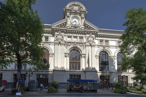 Montreux train station editorial image. Image of destination - 59703335