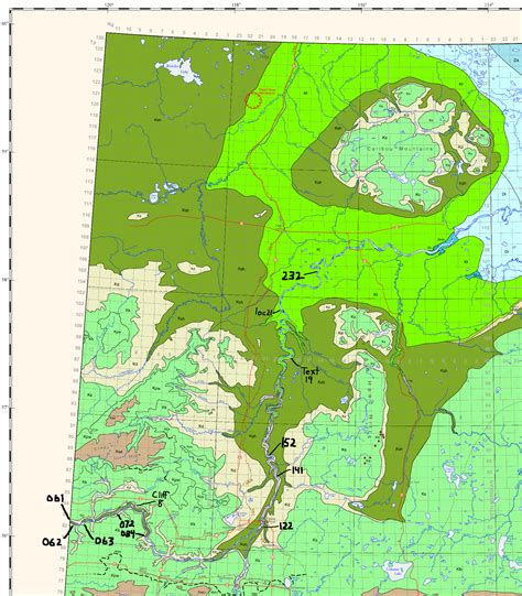 Flow North Paddling Company » Peace River Geo map AB