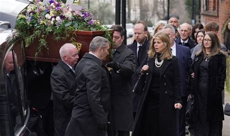 Derek Draper funeral: Kate Garraway leads procession for husband with ...