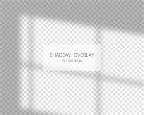 Premium Vector | Shadow overlay effect. natural shadows from window isolated on transparent ...