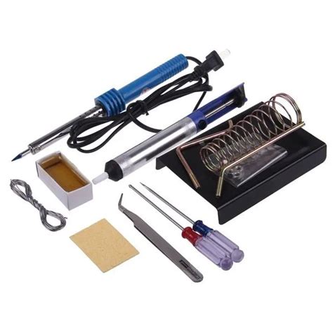 9 in 1 Welding Solder Soldering Iron Repair Tools Kit Electronic Tool Tools Set For SMT Rework ...