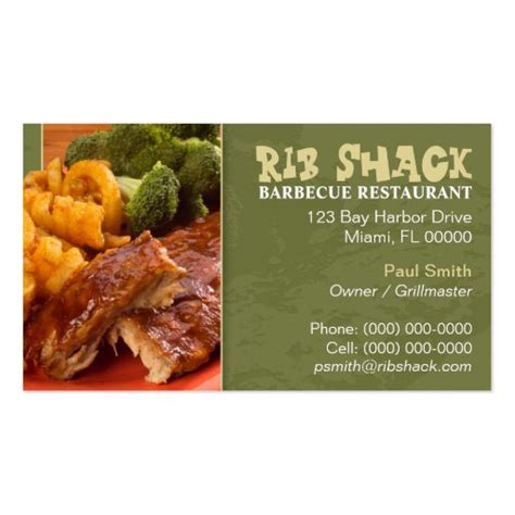 600+ Bbq Business Cards and Bbq Business Card Templates | Zazzle