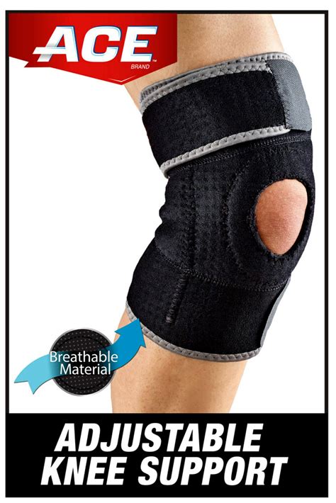 ACE Brand Adjustable Compression Knee Support, Right or Left Knee - Walmart.com