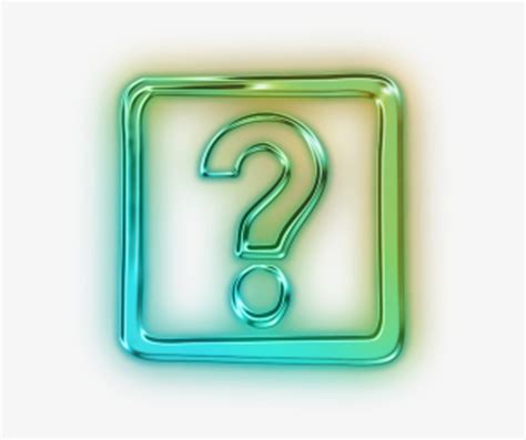 Download High Quality question mark transparent neon Transparent PNG ...