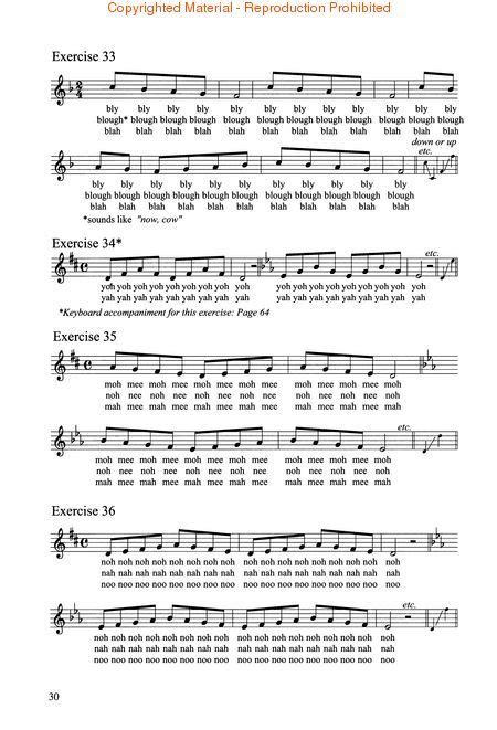 Preview of "Vocal Warm-ups: 200 Exercises for Chorus and Solo Singers ...