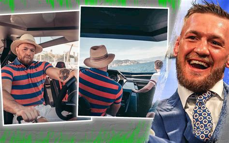 Pictures: Conor McGregor shows off his Lamborghini yacht