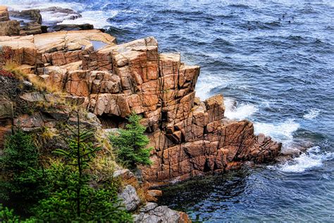 Rocky Coast Of Maine Photograph by Carolyn Derstine