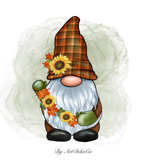 Fall Autumn Gnomes, Gnome Clipart Png