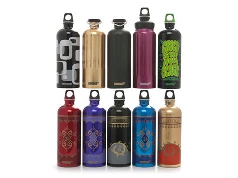 SIGG 1.0L Aluminum Water Bottle 2-Pack Bundle (Random Designs)