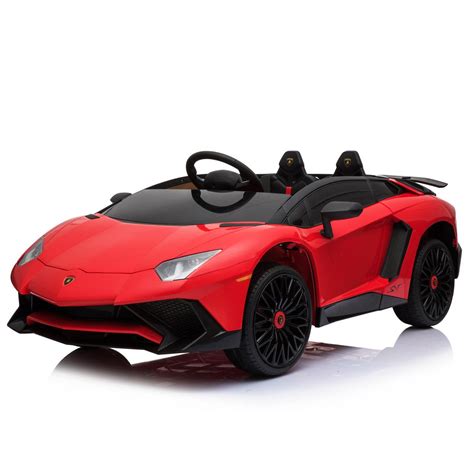 Daymak Lamborghini Aventador SV Kids Ride-On Toy Car - Red | Walmart Canada