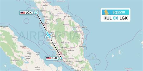 SQ5530 Flight Status Singapore Airlines: Kuala Lumpur to Langkawi (SIA5530)