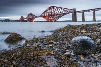 'Dawn Breaks over the Forth Rail Bridge, UNESCO World Heritage Site ...