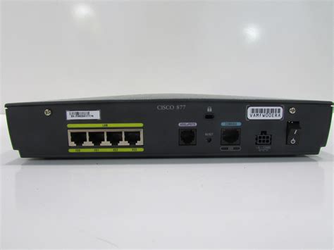 CISCO SYSTEMS 800 SERIES 870 MODEL 877 4-PORT WIRED 10/100 ROUTER | eBay