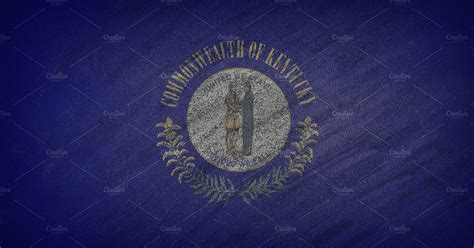 Kentucky state flag. | Illustrations ~ Creative Market