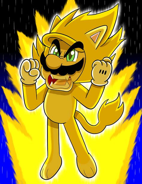 Super Saiyan Giga CAT MARIO by SuperAaronAwesome on DeviantArt