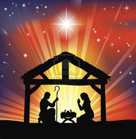 Christian Christmas Nativity Clipart - Clipart Suggest