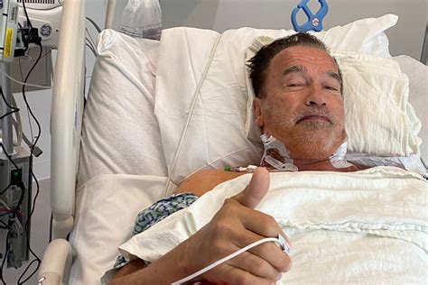 Arnold Schwarzenegger posts update from hospital after successful heart surgery