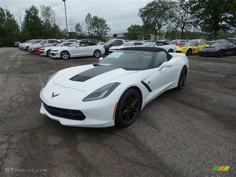 2017 Arctic White Chevrolet Corvette Stingray Convertible #115698547 | GTCarLot.com - Car Color ...