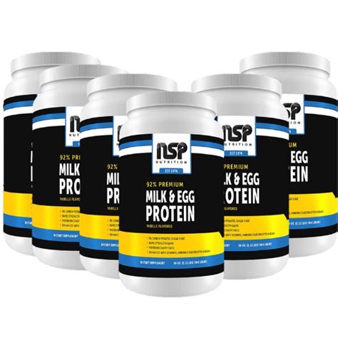 92% Milk & Egg Protein Powder Supplement | Premium Quality | NSP Nutrition