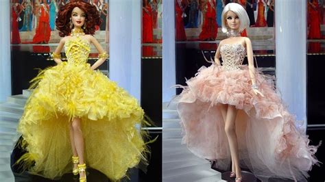 👗 DIY Barbie Dresses with Making Easy No Sew Clothes for Barbies ...